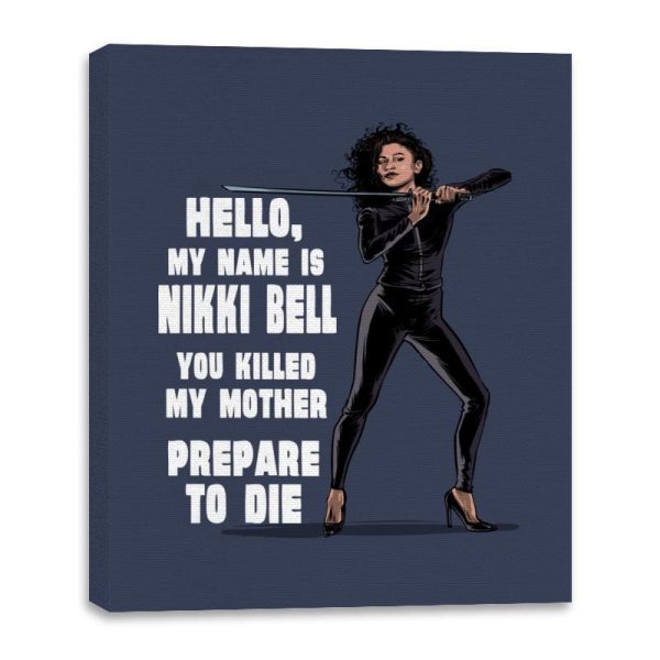 My Name is Nikki Bell - Canvas Wraps on Sale - Image 3