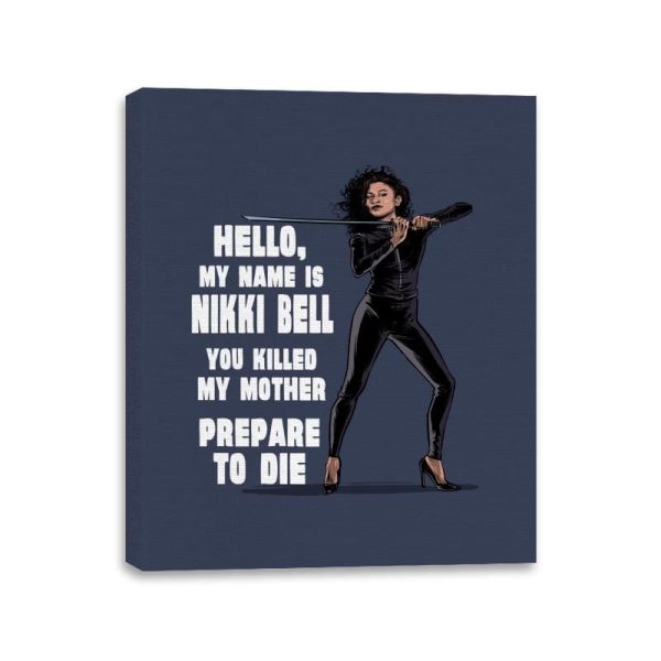 My Name is Nikki Bell - Canvas Wraps on Sale - Image 2