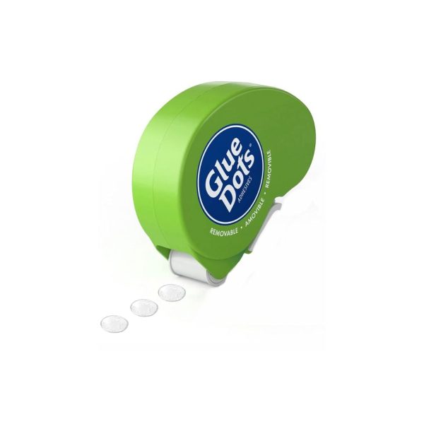 Glue Dot Dispenser With 200 Double-Sided Dots For Discount
