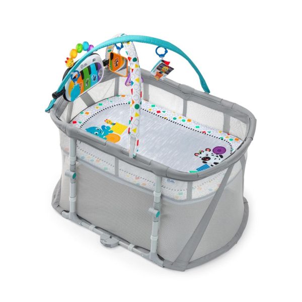 Baby Einstein Kick & Snooze 3-In-1 Foldable Playard Bassinet And Musical Gym Discount