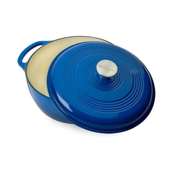 6 qt Enameled Cast Iron Round Dutch Oven on Sale
